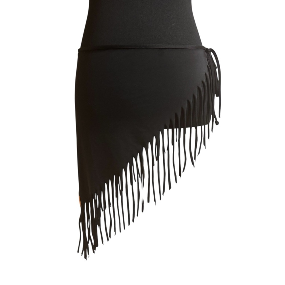 Fringe Swim Coverup Skirt